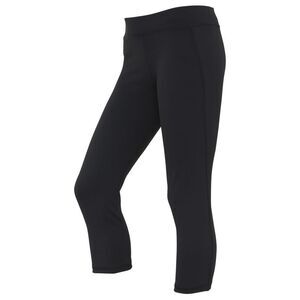 AWDis Just Cool Womens/Ladies Girlie Capri Sports Pants/Trousers / Jet Black